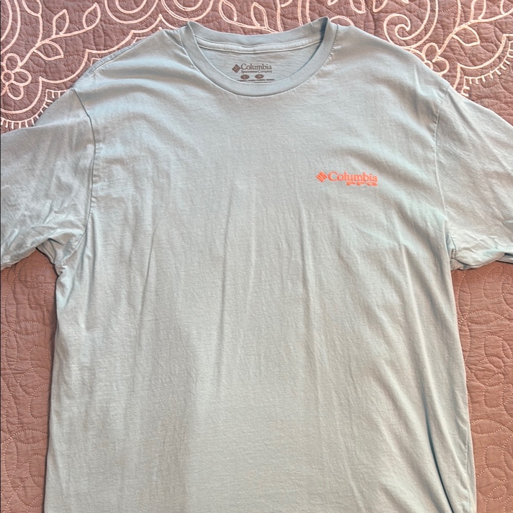 Columbia Men's Light Blue T-Shirt